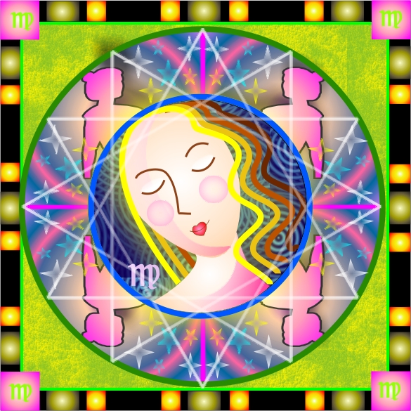 Mandala "Virgo" de Gisela García. @giselamandala